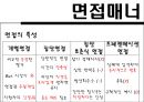 [비즈니스 매너론] 면접매너 6페이지