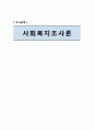 [사회복지조사론] 조사설계 [문헌고찰 선행연구 연구내용] 1페이지