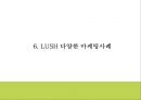 LUSH 러쉬 브랜드 성공요인과 마케팅 SWOT STP 4P 전략과 LUSH 다양한 마케팅사례연구및 LUSH 미래전략제언 PPT 22페이지