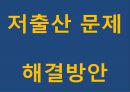 저출산 정책분석과 평가 및 저출산 문제점및 해결방안 제시와 해외사례분석 PPT -저출산 연구레포트 1페이지