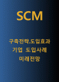 SCM 공급사슬관리 구축전략필요성도입효과분석및 SCM 도입 기업사례분석및 미래방향연구 -SCM 연구레포트 1페이지