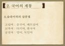 국어사 [계통 역사성 변화 유형 연구 방법 시대 구분 고대 국어 중세 국어 근대 국어] 11페이지