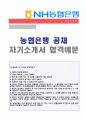  NH농협은행 신입정규직 자기소개서 합격예문 [농협은행자소서 농협은행자기소개서 채용정보 농협자기소개서 농협자소서 농협은행자기소개서 첨삭항목] 1페이지