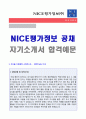 (나이스신용평가정보 자기소개서) 2018년 NICE나이스신용평가정보 공채 자기소개서 우수샘플 [NICE나이스신용평가정보 자기소개서NICE신용평가정보 자소서] 1페이지