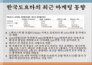 도요타의 한국시장한국시장 진출도요타의 역사한국도요타 마케팅 동향전시마케팅 역사서울모터쇼 6페이지