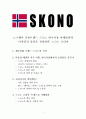 노르웨이 신발브랜드 스코노 한국시장 마케팅전략 1페이지