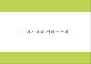 여기어때 서비스분석과 SWOT마케팅전략분석및 여기어때 문제점과 개선방안연구및 향후전략방향제시 PPT 4페이지