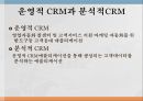 고객관계관리시스템(CRM)고객관계관리란CRM시스템의 역할고객관리소프트웨어운영적 CRM과 분석적CRM 8페이지