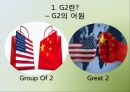 G2란,G2의 어원,G2등장배경,G2의관계,국제정치적함의,한반도의입장,경제,군사,안보,중국,미국,G2체제국제정치적함의 3페이지