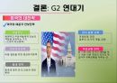 G2란,G2의 어원,G2등장배경,G2의관계,국제정치적함의,한반도의입장,경제,군사,안보,중국,미국,G2체제국제정치적함의 33페이지