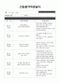 전체 신입 영유아 적응일지 1페이지