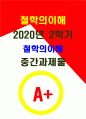 철학의이해 2020년 2학기] 교재 2강은 여러 철학자들의 다양한 인간관,철학의이해 교재 3강은 유가와 도가의 가르침,철학의이해 교재 5강은 행복에 대한 성찰 철학의이해 1페이지