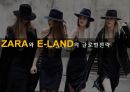 글로벌 기초 전략,국내 시장,중국 시장,미국 시장,ZARA,SPA 브랜드,소비자 주도의 시장 1페이지