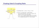 F-Poly 공정 구성 항목,Floating gate & coupling ratio,Narrow F-Poly space 구현 방법 4페이지