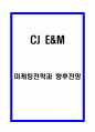 CJ E&M 마케팅전략과 기업분석 및 CJ E&M 향후전망 1페이지