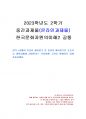 2023년 2학기 한국문화자원의이해2 중간시험과제물 공통(윤달의 세시풍속) 1페이지