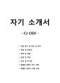 자기 소개서 - CJ CGV 1페이지