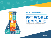 과학실험 아이콘(자동완성형포함) 파워포인트 PPT 템플릿 디자인