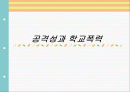 공격성과 학교폭력의 원인,관계,해결방안 1페이지