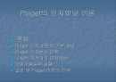 Piaget의 인지발달 이론 1페이지