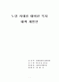 노령 시대를 대비한 복지 대책 개발안 1페이지