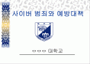 사이버범죄와 예방대책 1페이지