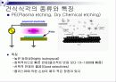 식각(etching)의 종류와 특징 11페이지