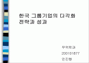 한국 그룹기업의 다각화전략과 성과 1페이지