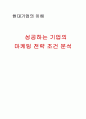 성공하는 기업의 마케팅 전략 조건 분석 [hwp] 1페이지