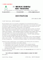영문 초청장 두가지 형식 (2 types of Invitation Form), 번역 포함 1페이지