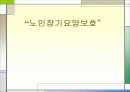 (노인복지) 노인장기요양보호의 필요성과 실태 분석 및 문제점 해결방안 1페이지