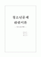 청소년문제 관련 이론 1페이지