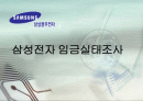 삼성전자 임금실태조사 1페이지