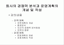 회사의 경쟁력 분석과 운영계획의 개념 및 작성 1페이지