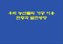 우리 농산물의 가공 이용 현황과 발전방향 1페이지