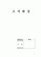 조직 환경(A+레포트)★★★★★ 1페이지