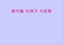 음식물 쓰레기의 자원화-음식물 쓰레기 사료화 1페이지
