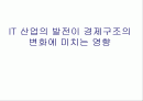 IT 산업의 발전이 경제구조의 변화에 미치는 영향 1페이지