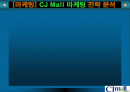 [마케팅] CJ Mall 마케팅 전략 분석 1페이지