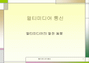 멀티미디어 통신 1페이지
