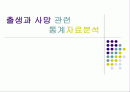 출생과 사망 관련 통계자료분석 1페이지
