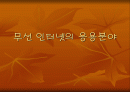 무선인터넷의 응용분야 1페이지