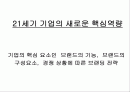 21세기 기업의 새로운 핵심역량 1페이지
