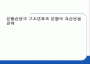 은행산업의 구조변화와 은행의 자산운용 전략 1페이지