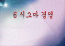 6시그마 경영 1페이지