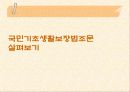 국민기초생활보장법의 문제점과 개선방향 23페이지