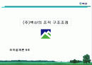 (주)벽산의 조직구조조정 1페이지