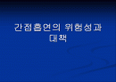 간접흡연의 위험성과 대책 ppt 1페이지