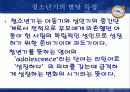 청소년기의 발달특성 파워포인트 2페이지