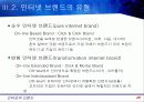 인터넷과 브랜드에 관하여 모든것을 작성 12페이지